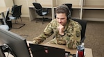 Spc. Quentin Oswalt, 145th Cyber Warfare Company, South Carolina National Guard, intelligence analyst, attended a virtual Basic Leadership Course at the 218th Regional Training Institute at McCrady Training Center in Eastover, South Carolina, in June 2020.