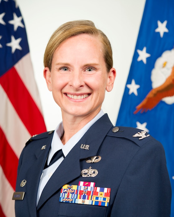Colonel Arianne M. Mayberry is the commander of the 434th Maintenance Group, Grissom Air Reserve Base, Indiana.  She is responsible for providing leadership and direction to a group comprised of two squadrons and staff that employs 595 assigned traditional Reservists, air reserve technicians, and civilian Airmen across multiple specialties. (U.S Air Force photo/Master Sgt. Ben Mota)