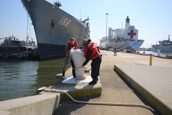 USNS Joshua Humphreys (T-AO 188) returned to Naval Station Norfolk, after completing a five-month deployment in the U.S. Fifth Fleet, responsible for Naval Forces in the Persian Gulf, Red Sea, Arabian Sea, and parts of the Indian Ocean, August 11.