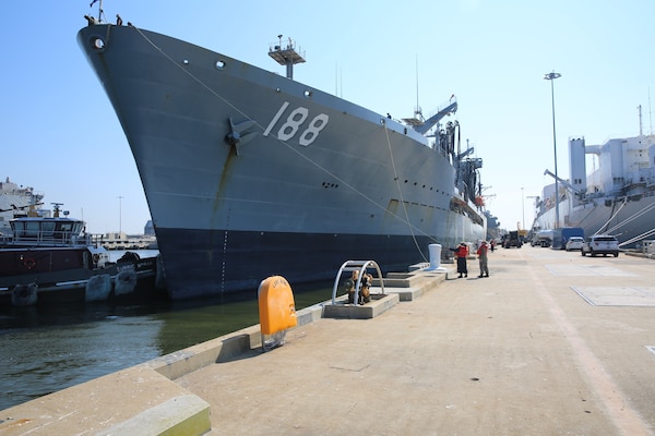 USNS Joshua Humphreys (T-AO 188) returned to Naval Station Norfolk, after completing a five-month deployment in the U.S. Fifth Fleet, responsible for Naval Forces in the Persian Gulf, Red Sea, Arabian Sea, and parts of the Indian Ocean, August 11.