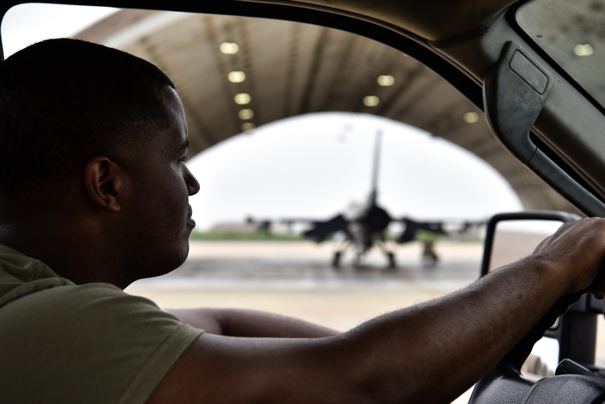 AGE drives by F-16