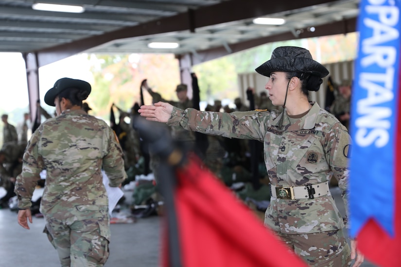 98th Training Division (Initial Entry Training) drill sergeant serves as senior drill sergeant leader at Drill Sergeant Academy