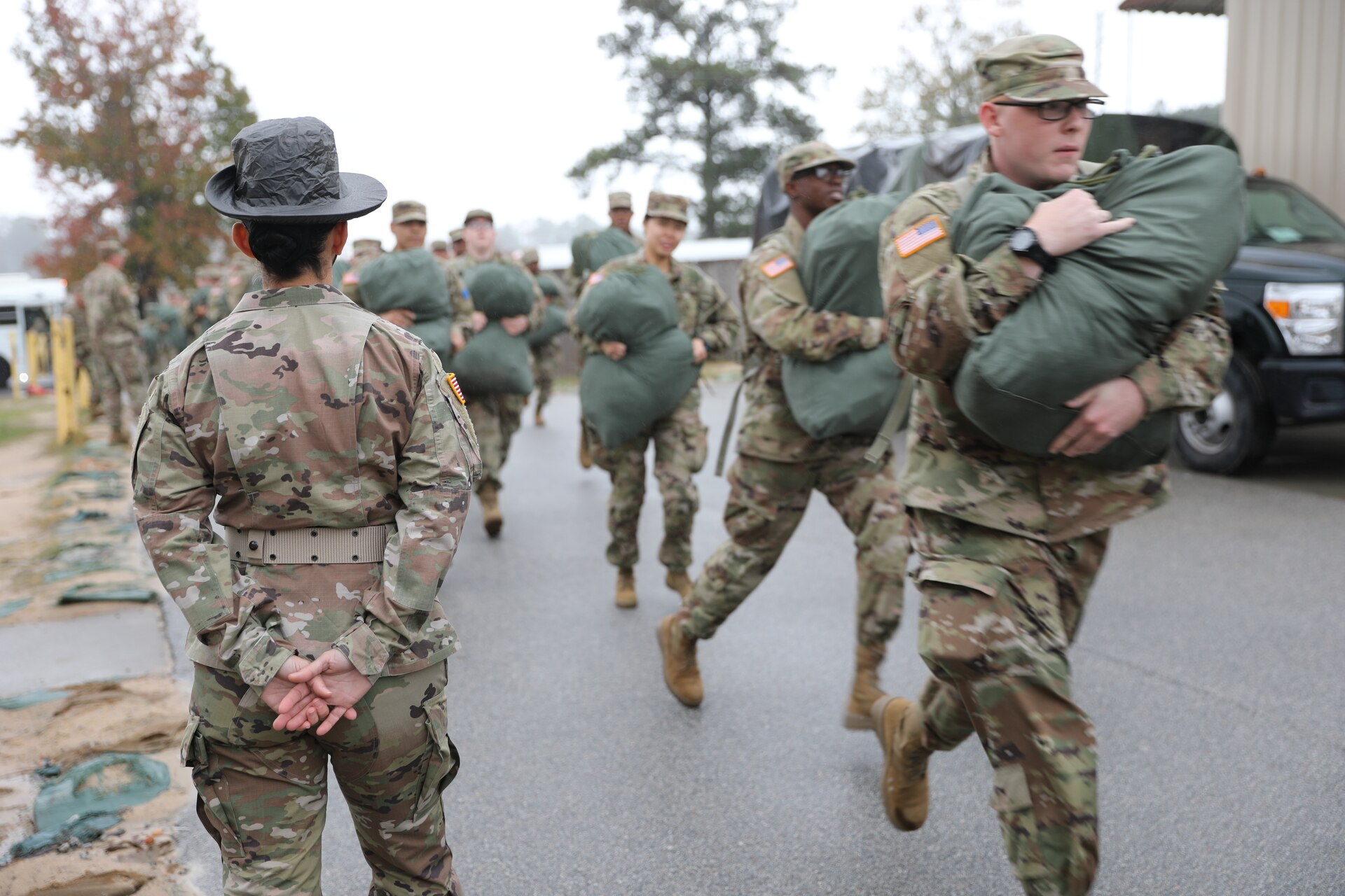 98th Training Division (Initial Entry Training) drill sergeant serves as senior drill sergeant leader at Drill Sergeant Academy
