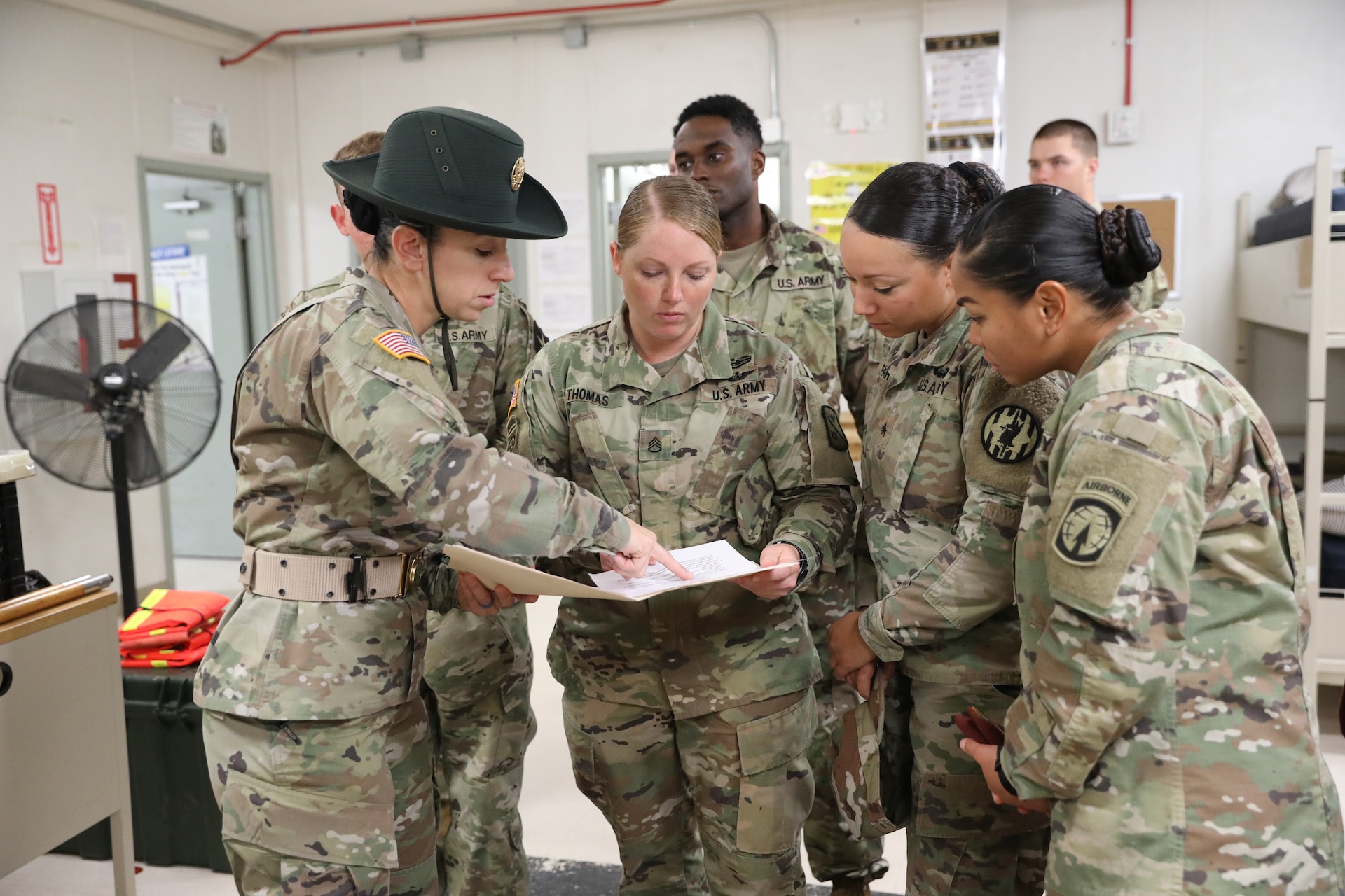 98th Training Division (Initial Entry Training) drill sergeant serves as senior drill sergeant leader at Drill Sergeant Academy