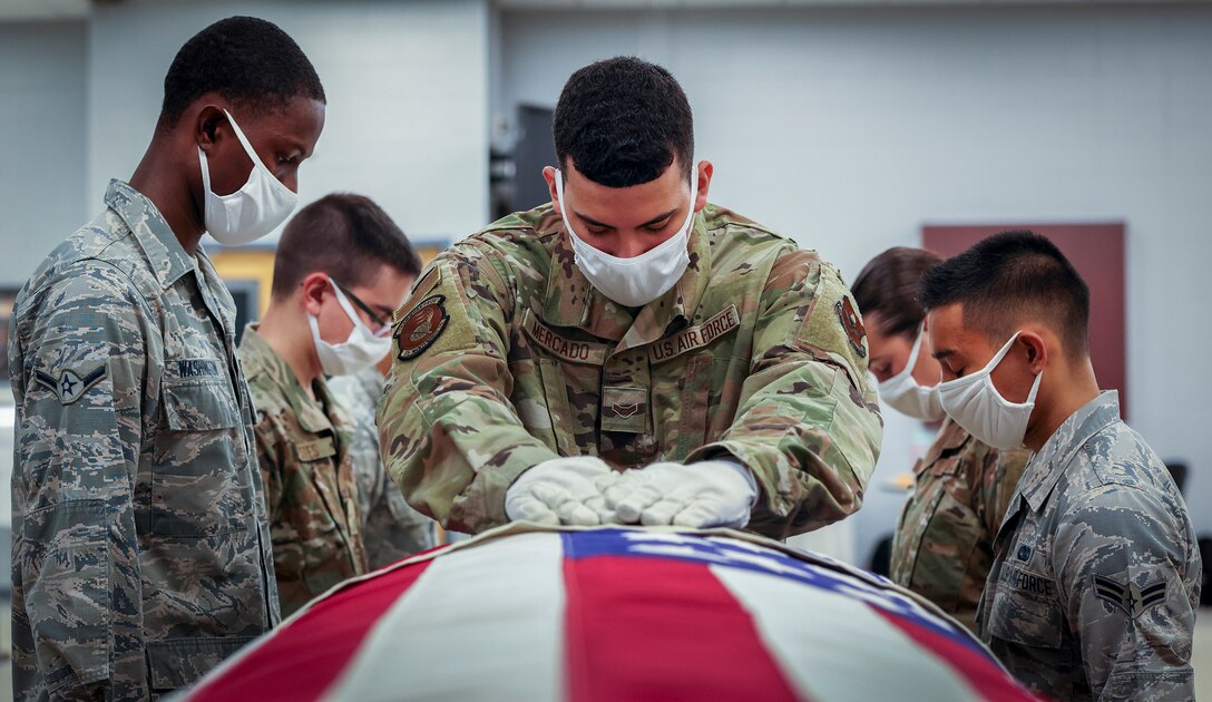 Honor Guard training