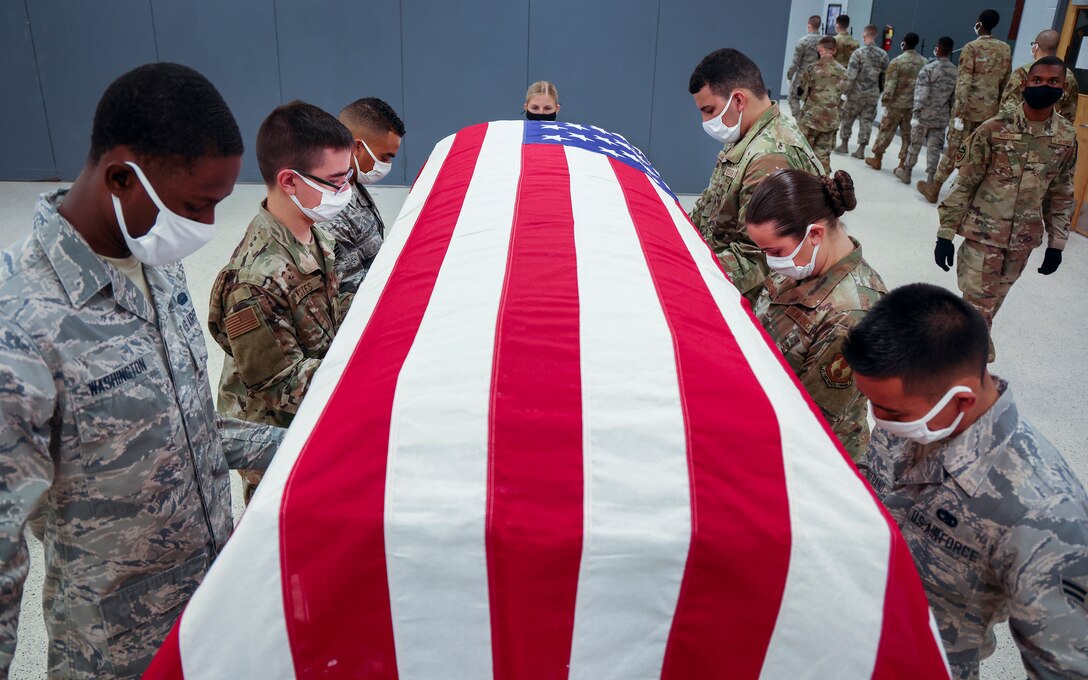 Honor Guard training