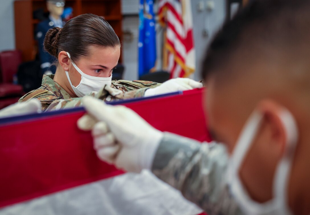 Honor Guard training