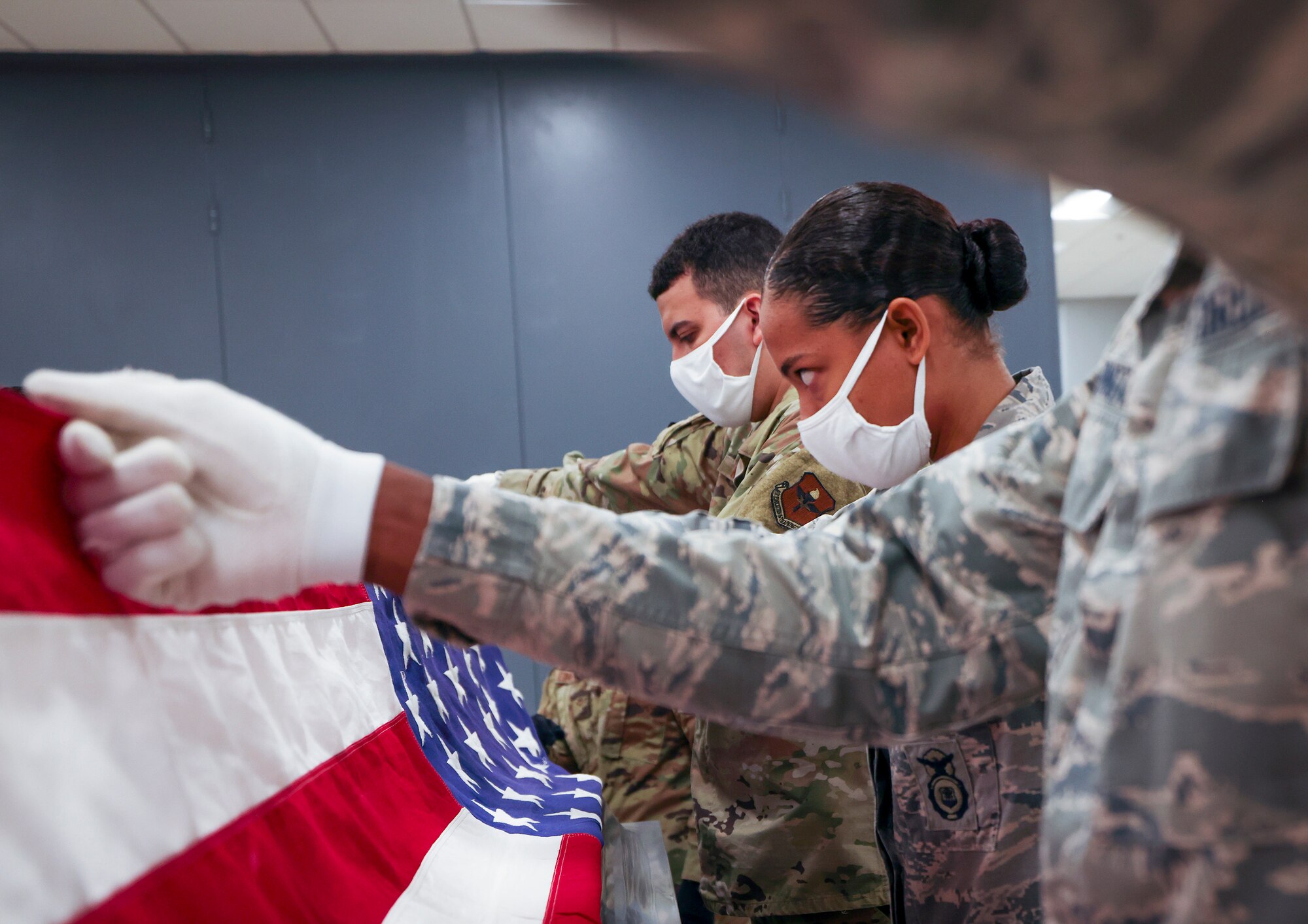 Honor Guard training