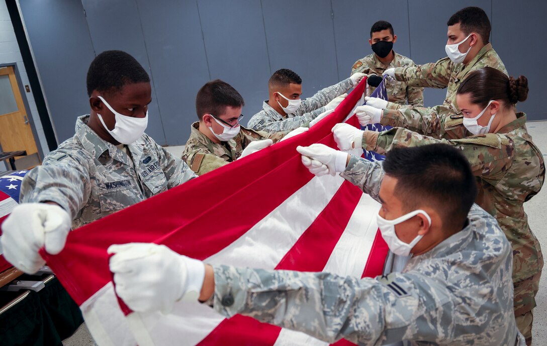 Honor Guard training