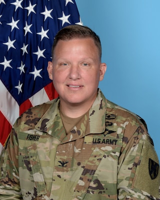 COL. Charles Fisher, Chief of Staff > 21st Theater Sustainment Command ...