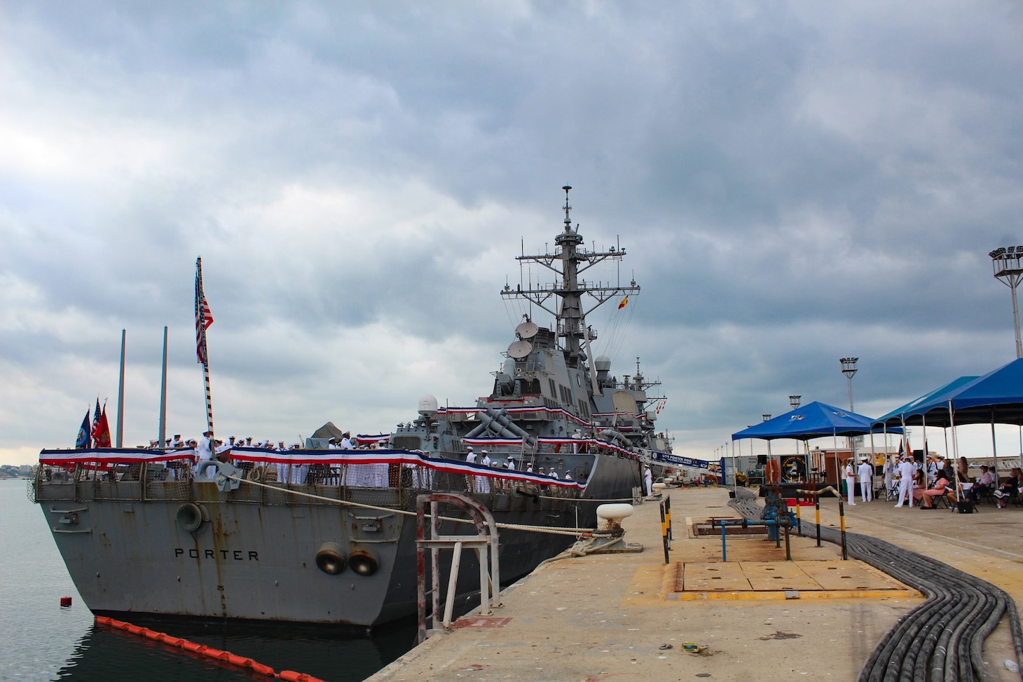 USS Porter Change of Command