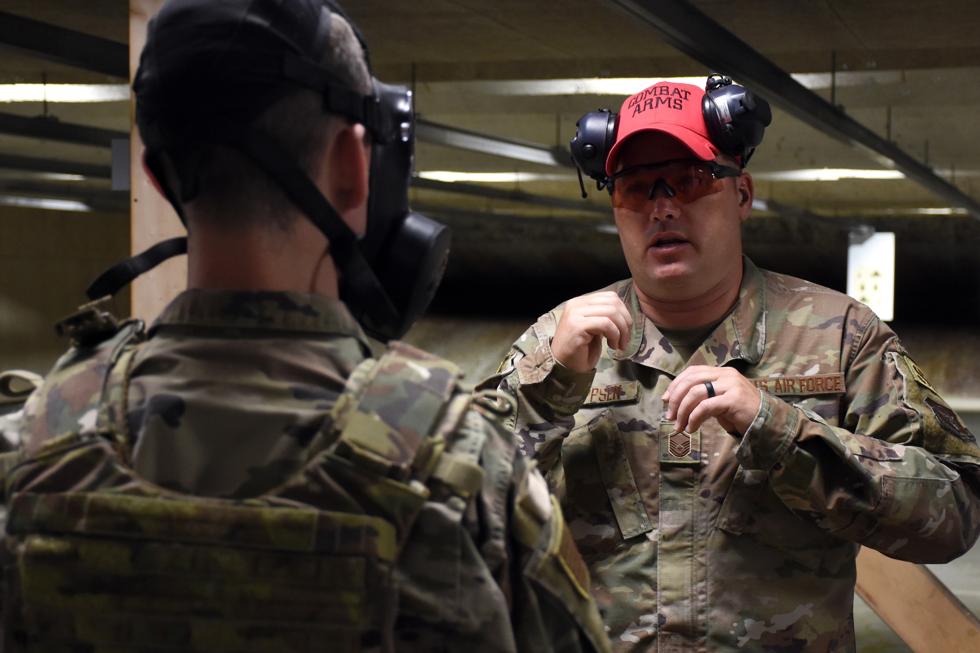 Defenders with the 442d Security Forces Squadron attend a Combat Arms Training and Maintenance course, Aug. 11, 2020, at Whiteman Air Force Base, Mo.