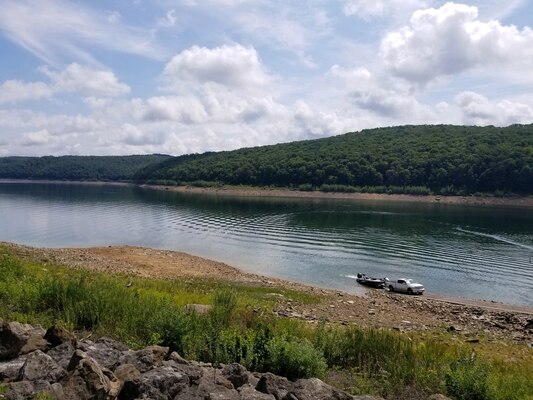 The boat launch at East Branch Clarion River Lake. (U.S. Army Photo by Autumn Rodden)