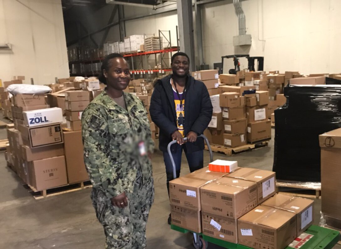 DLA Distribution Norfolk delivers essential medical supplies to COMNAVSUFLANT for Navy