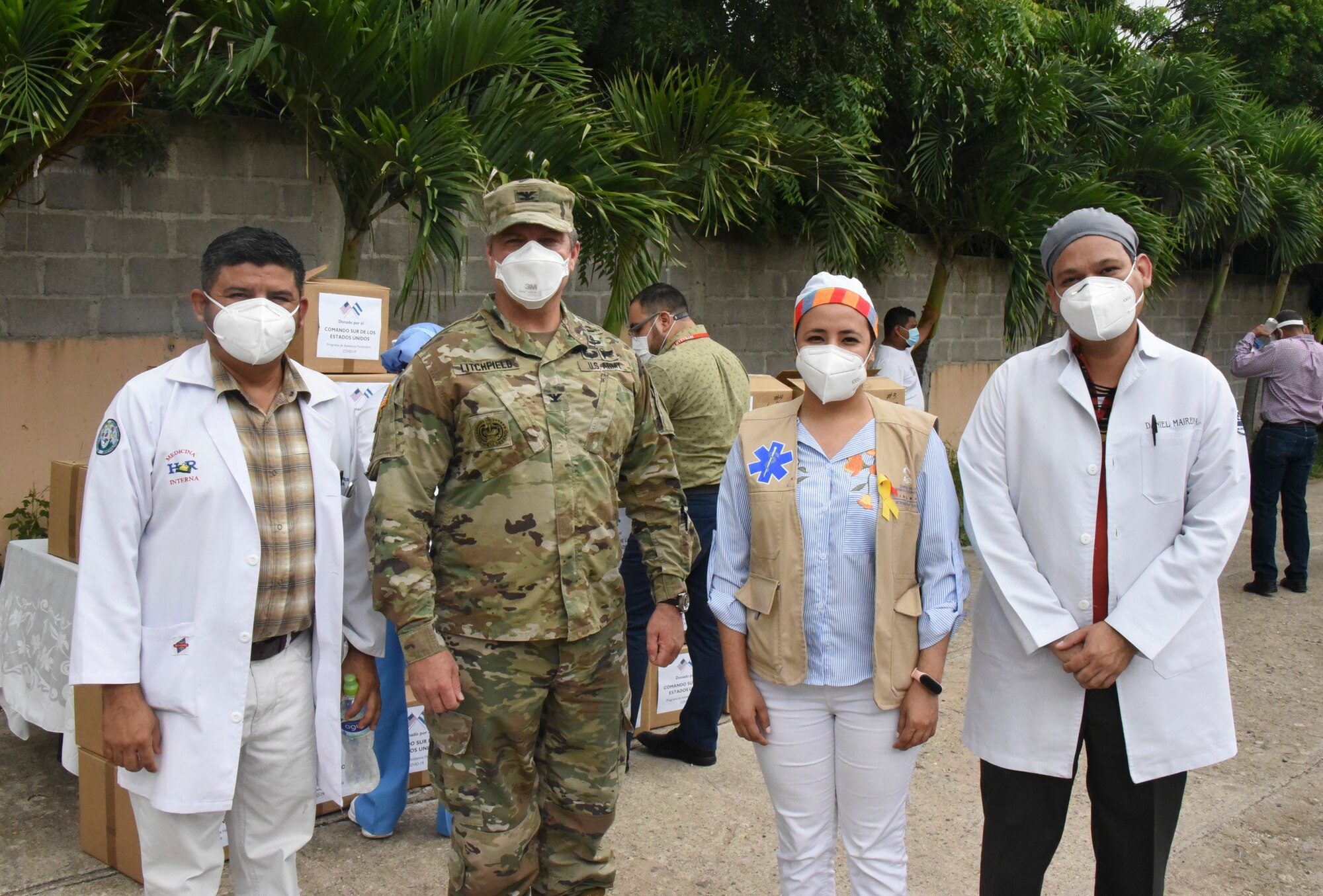 JTF-BRAVO DONATES COVID-19 SUPPLIES FOR MUNICIPALITIES IN LA PAZ, COMAYAGUA