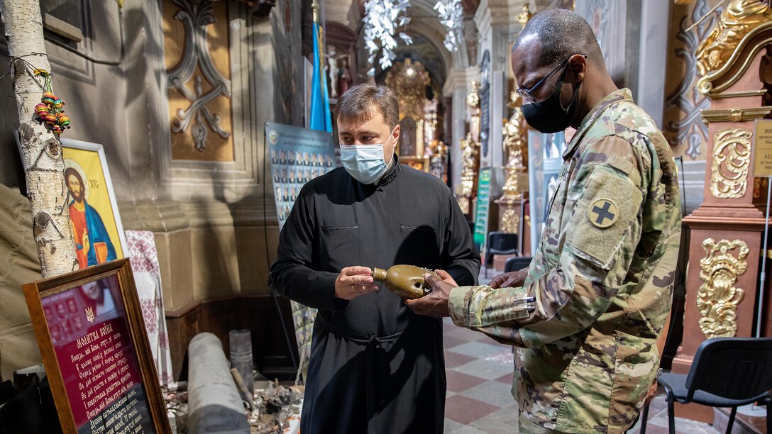 Task Force Illini ministry team meets with Armed Forces Ukraine counterparts