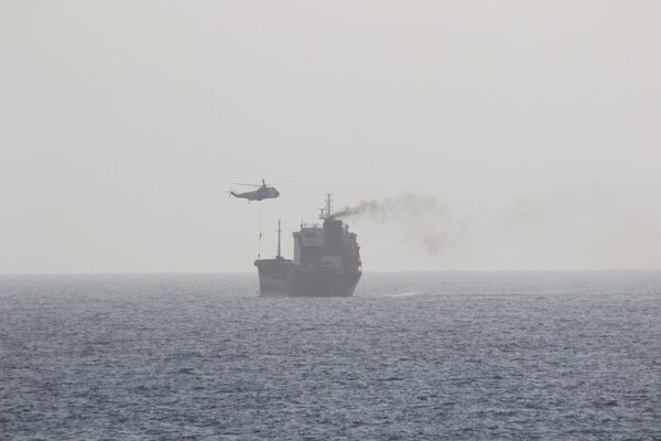 Motor Tanker (M/T) Wila was boarded by armed Iranian personnel from both an Iranian Sea King helicopter and the Iranian auxiliary vessel Hendijan (1401).