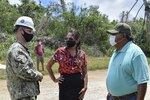 Seabees and CNMI Officials Hold Tinian Road Repair Ground Breaking Ceremony