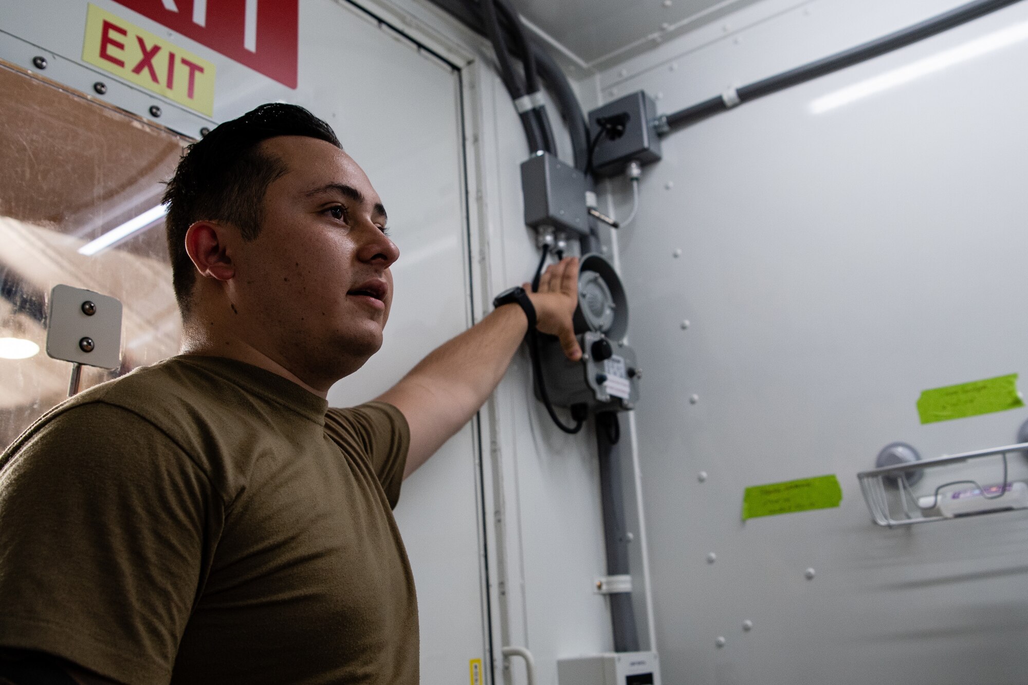 The NPC-Lite is the latest isolated containment chamber developed for intra-theater airlift of individuals with infectious diseases like COVID-19 and is designed to fit inside a C-130 Hercules aircraft.