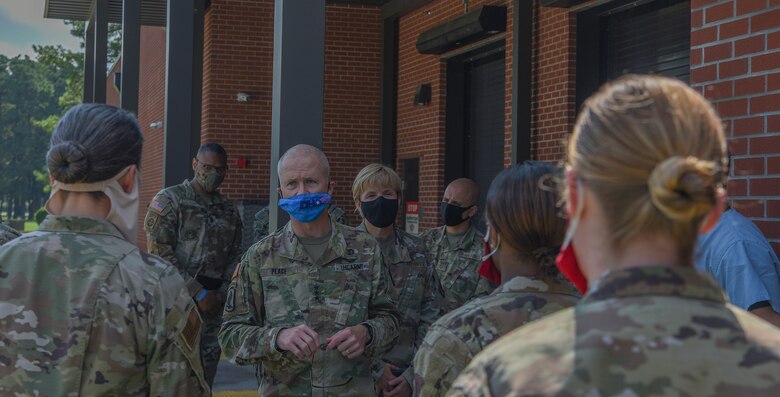 Lt Gen Place visits SJAFB