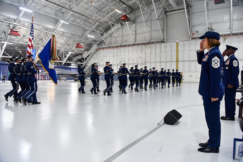 CMSgt Bass installed as the Air Force's 19th Chief Master Sergeant