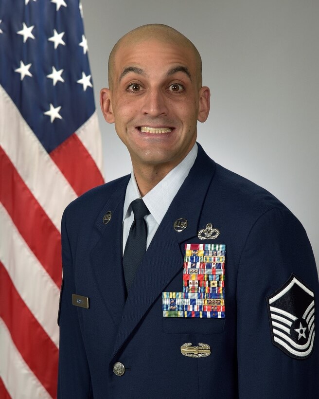 Master Sgt. Ya’acov Mosly, 21st Civil Engineering Squadron operations of engineering section chief was recently selected as the U.S. Space Force recipient of the Jewish National Institute of America Grateful Nation award at Peterson Air Force Base, July 28, 2020.
