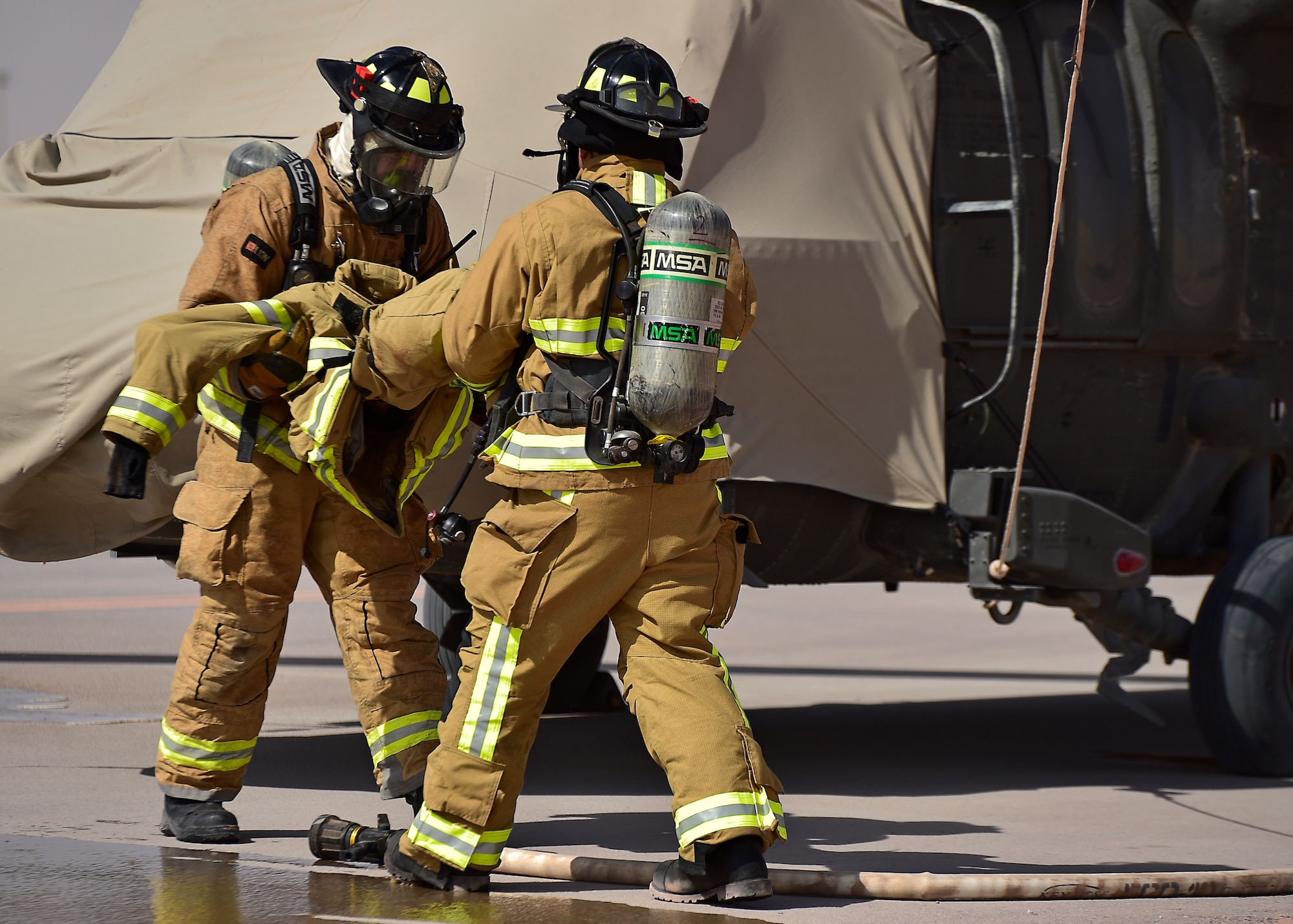 378 ECES fire department improve skills through training