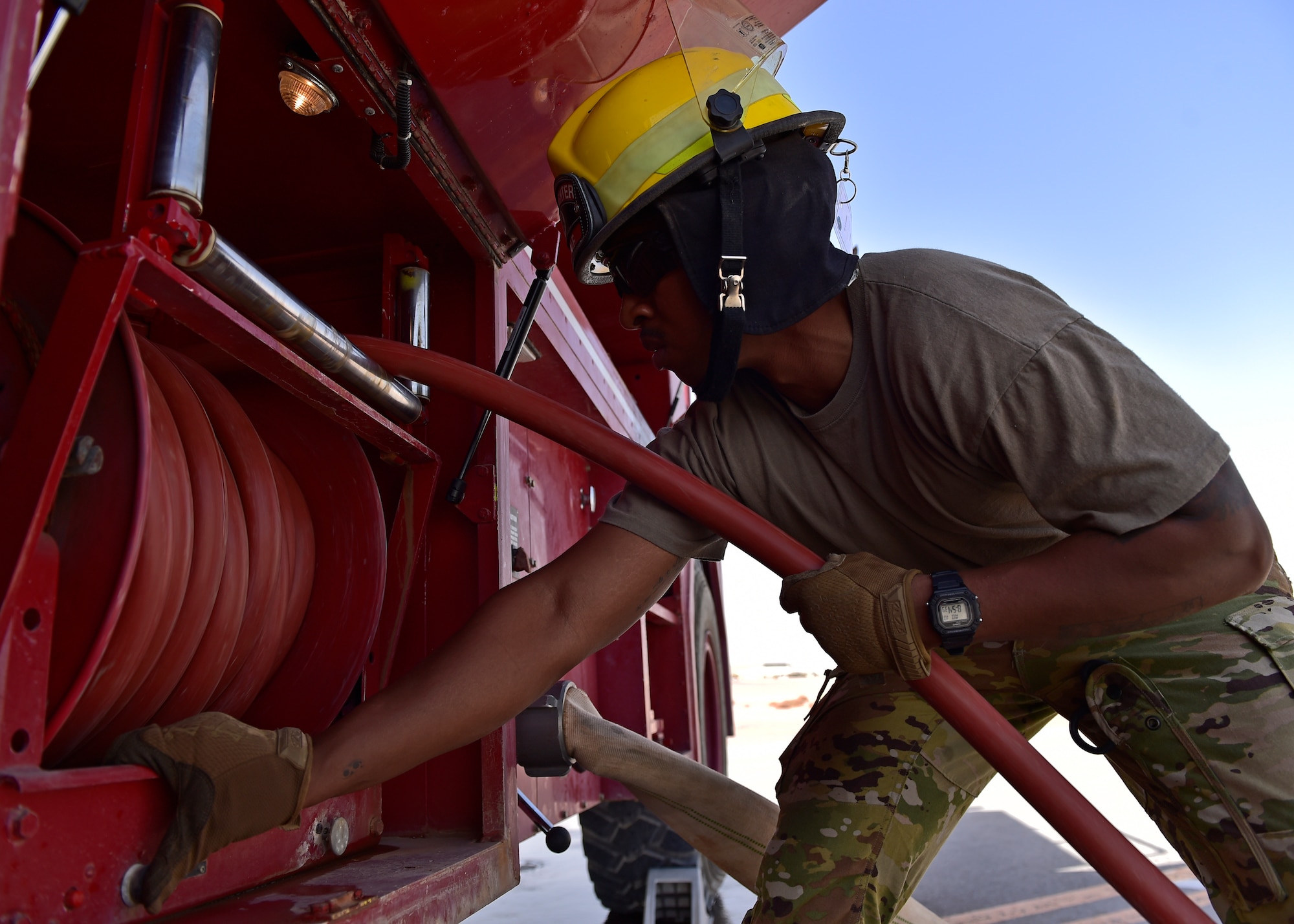 378 ECES fire department improve skills through training