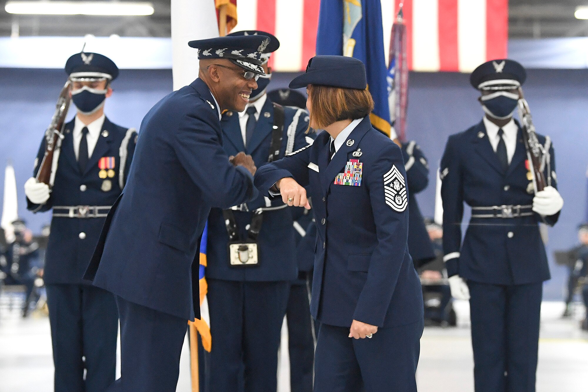 CMSgt Bass installed as the Air Force’s 19th Chief Master Sergeant