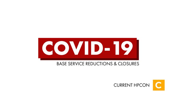 COVID-19 Base Reductions & Closures