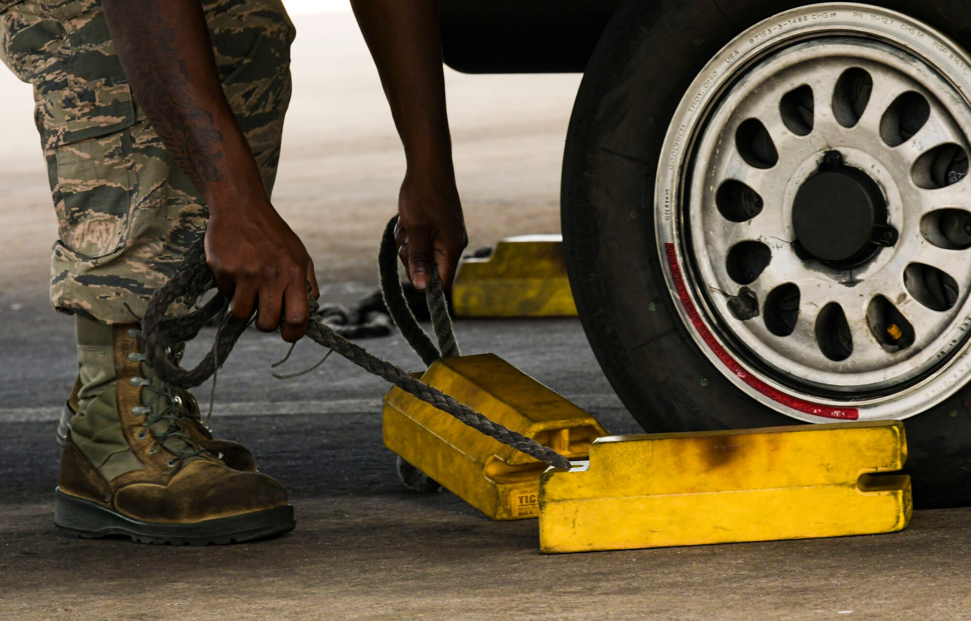 Airman on the flightline.