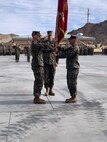 Tank on the Ramp during the change of command ceremony