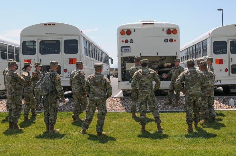 The 204th Maneuver Enhancement Brigade during annual training at Camp Williams, Utah, Aug. 2-15, 2020.