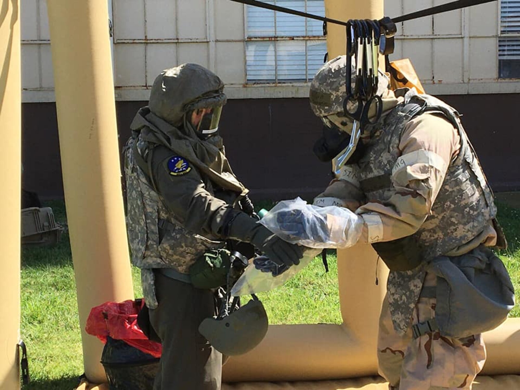 More than 500 personnel of the 552nd Air Control Wing, 72nd Air Base Wing and 366th Fighter Wing at Mt. Home Air Force Base, Idaho, participated in EXERCISE Agile Thunder in August. The exercises tested personnel's ability to prepare and rapidly deploy combat forces, generate and deliver Airborne Warning and Control System aircraft, generate and deploy a Control and Reporting Center and conduct combat operations in a contested environment (Courtesy photo).