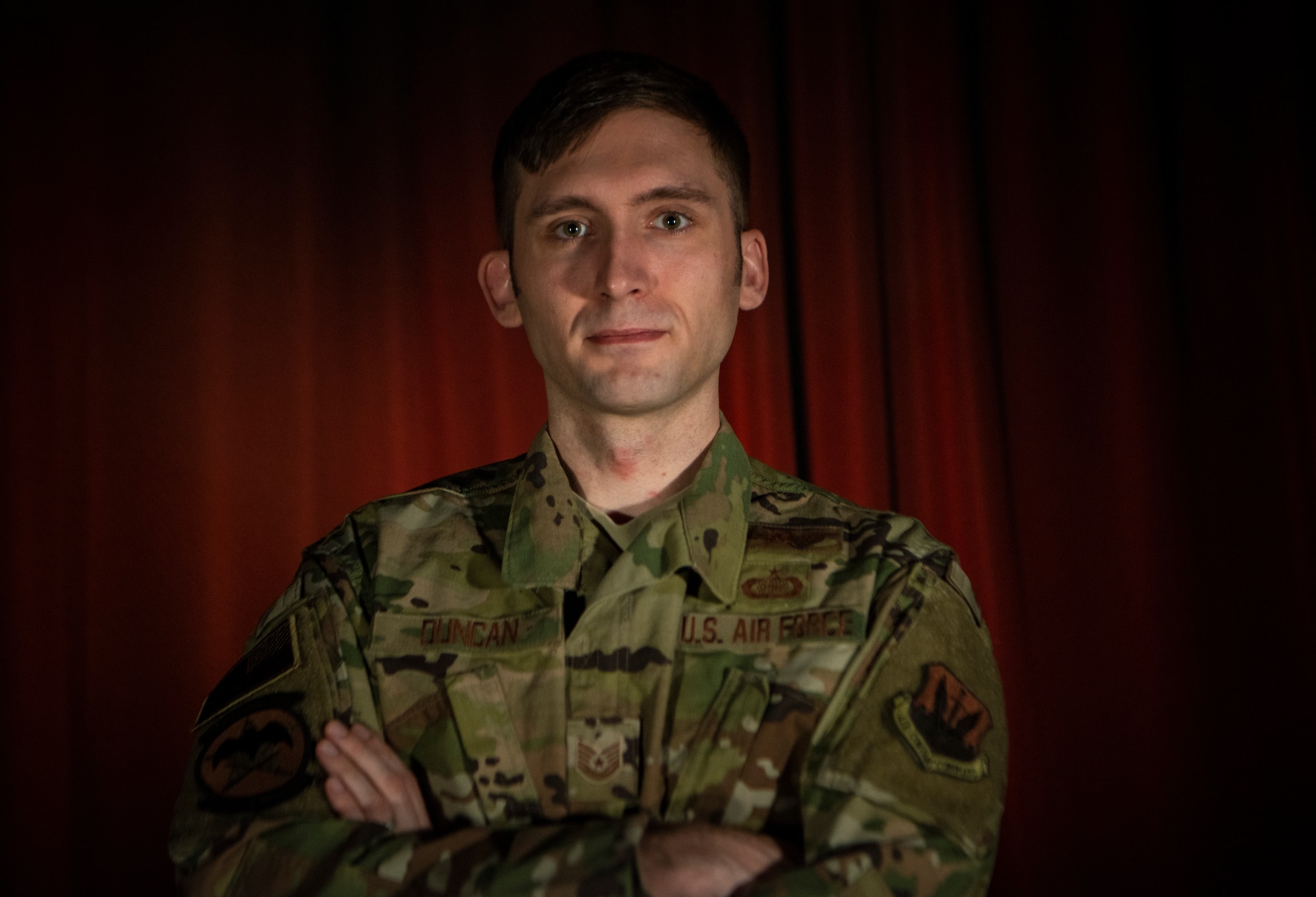 A portrait of Tech. Sgt. John Duncan