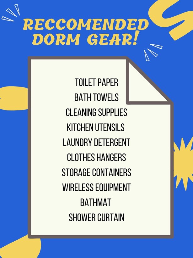 Dorm Packing List