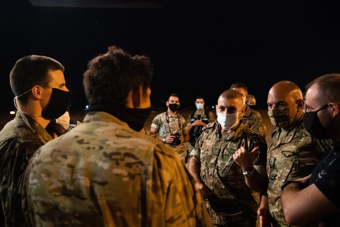 U.S., Lebanese officers speak.