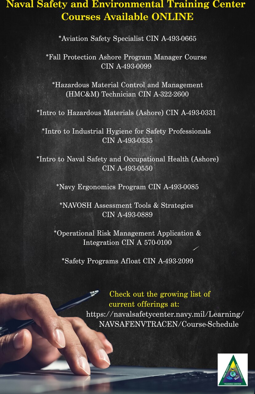 Naval Safety Training Keeps Momentum with Virtual Learning > United ...