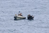 USS Nitze (DDG 94) with embarked U.S. Coast Guard Law Enforcement Detachment (LEDET) team conducts enhanced counter narcotics operations.