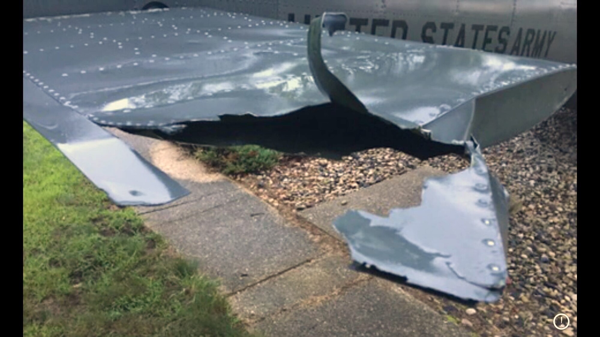 Damage to Huey 66-16171