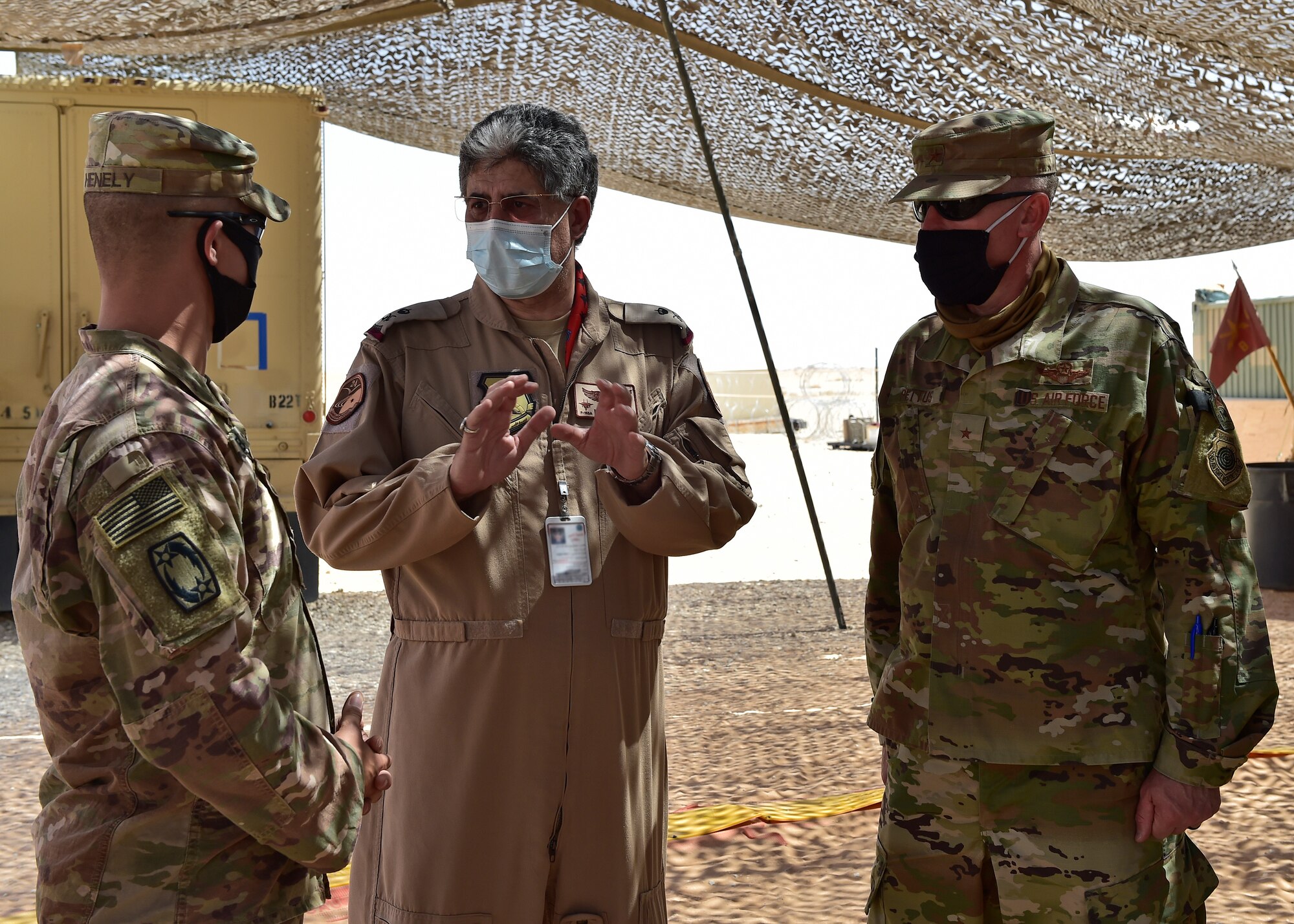 Prince Sultan Air Base commander visits U.S. partners