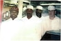 IN THE PHOTO, Dredge Hurley Ship Keeper Curtis Williams poses alongside his coworkers in 1994. Williams is celebrating a little over 30 years of service with the Memphis District U.S. Army Corps of Engineers.