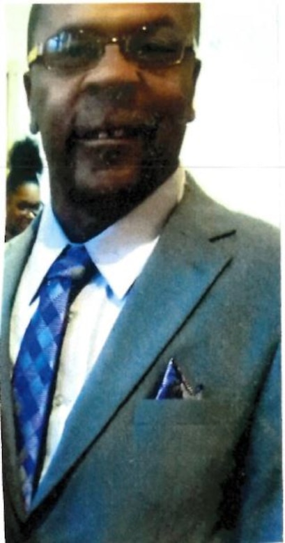 IN THE PHOTO, Dredge Hurley Ship Keeper Curtis Williams poses for the camera during a relative's wedding. Williams is celebrating a little over 30 years of service with the Memphis District U.S. Army Corps of Engineers.