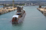 Pearl Harbor Naval Shipyard & Intermediate Maintenance Facility successfully undocked Los Angeles-class fast-attack submarine USS Columbia (SSN 771) July 16, 2020 from Dry Dock #2. The undocking was a major milestone in completing the submarine’s engineered overhaul (EOH) availability.