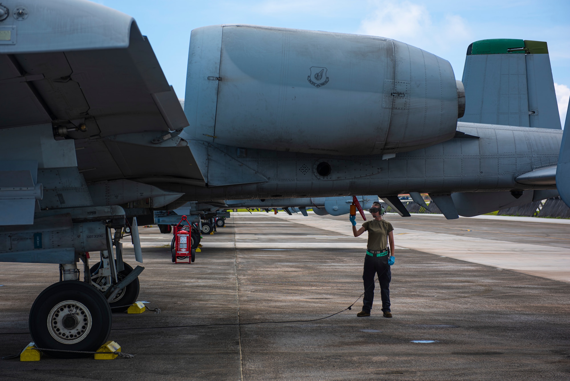 A-10s fly on Guam