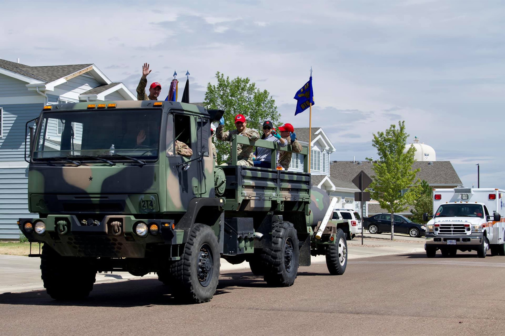 In celebration of our annual 8/19 RED HORSE day, the 819 RHS conducted a parade through base housing.