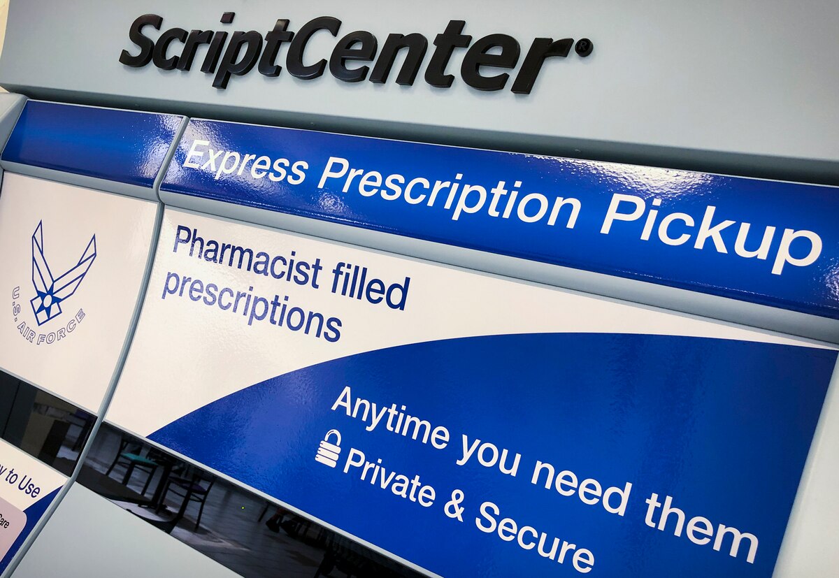 New vending machine provides quick prescription refills gt Eglin Air