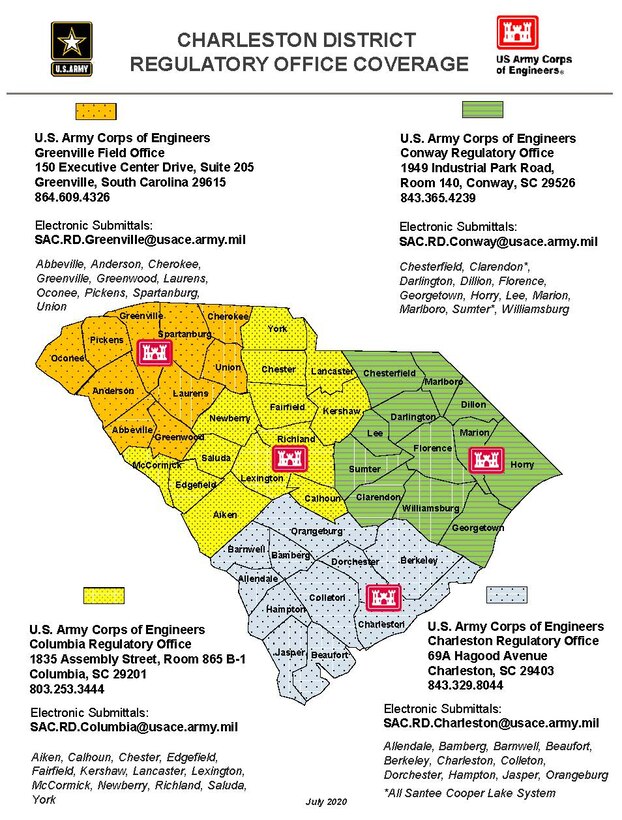 Map of contact information.