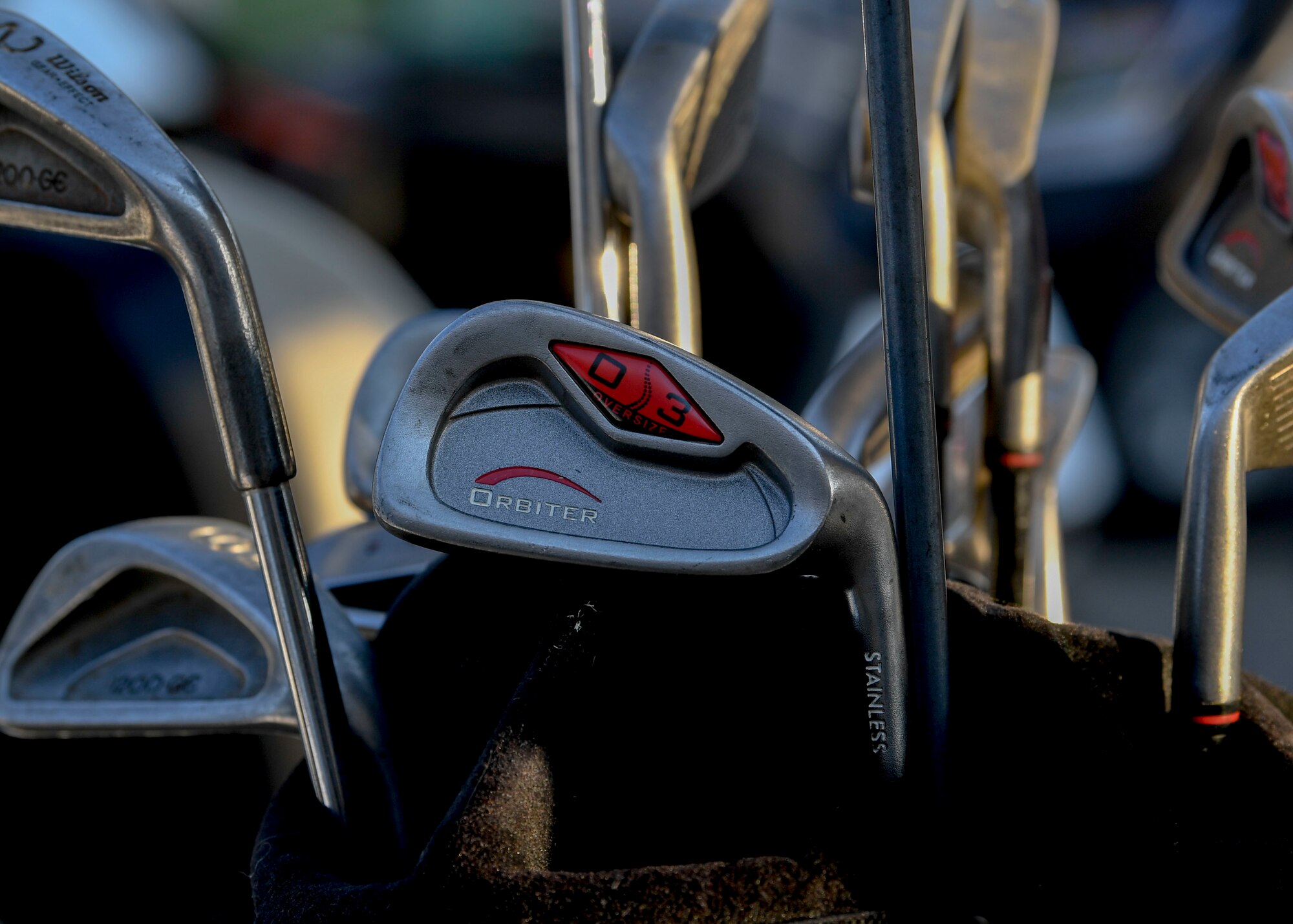 Golf clubs.