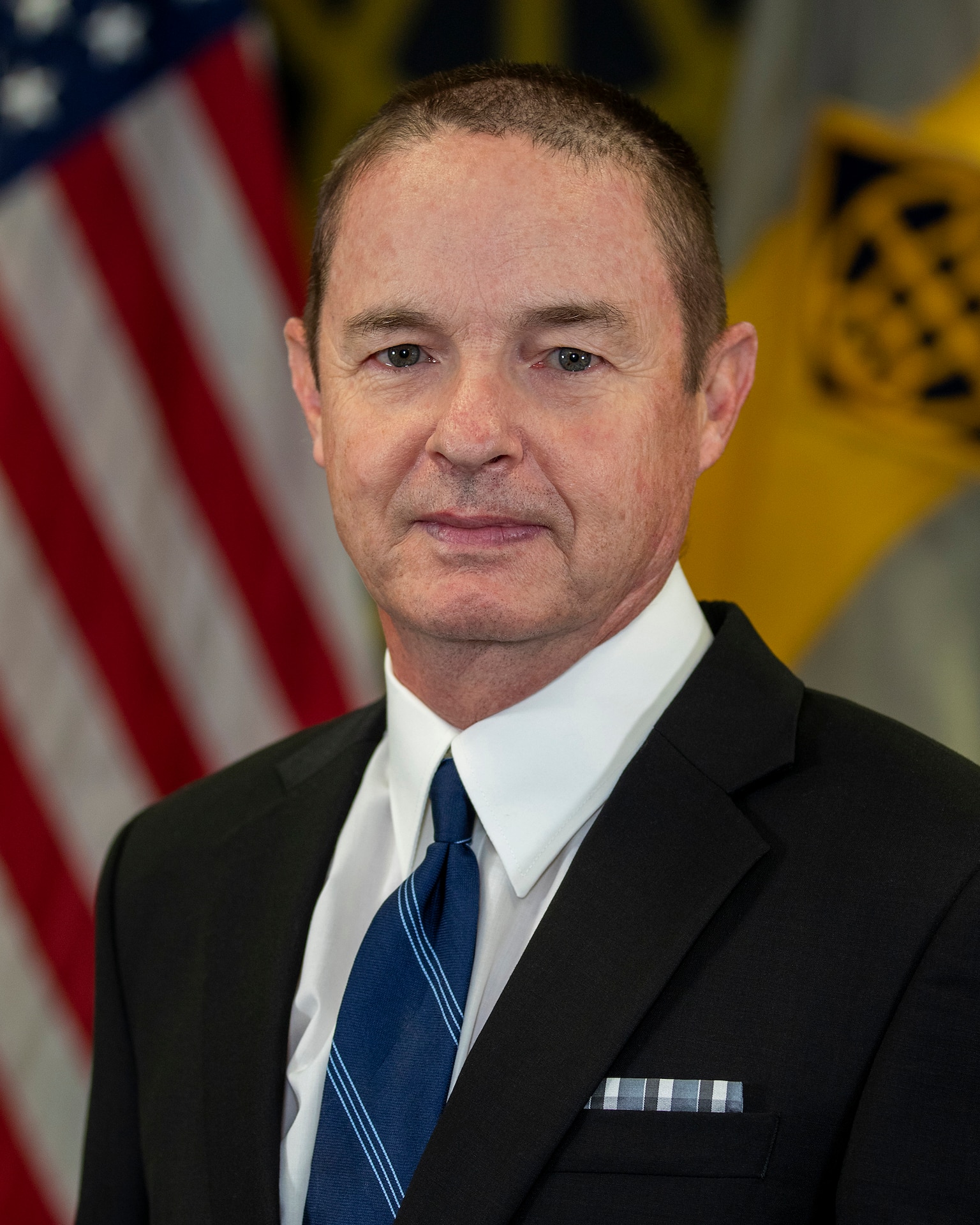 Mark Sullivan, USAFMCOM Army Financial Services senior financial manager, poses for a photo at the Maj. Gen. Emmett J. Bean Federal Center in Indianapolis Aug. 3, 2020. Sullivan was recently awarded the Joseph P. Cribbins Medal by the Association of the U.S. Army. (U.S. Army photo by Mark R. W. Orders-Woempner)